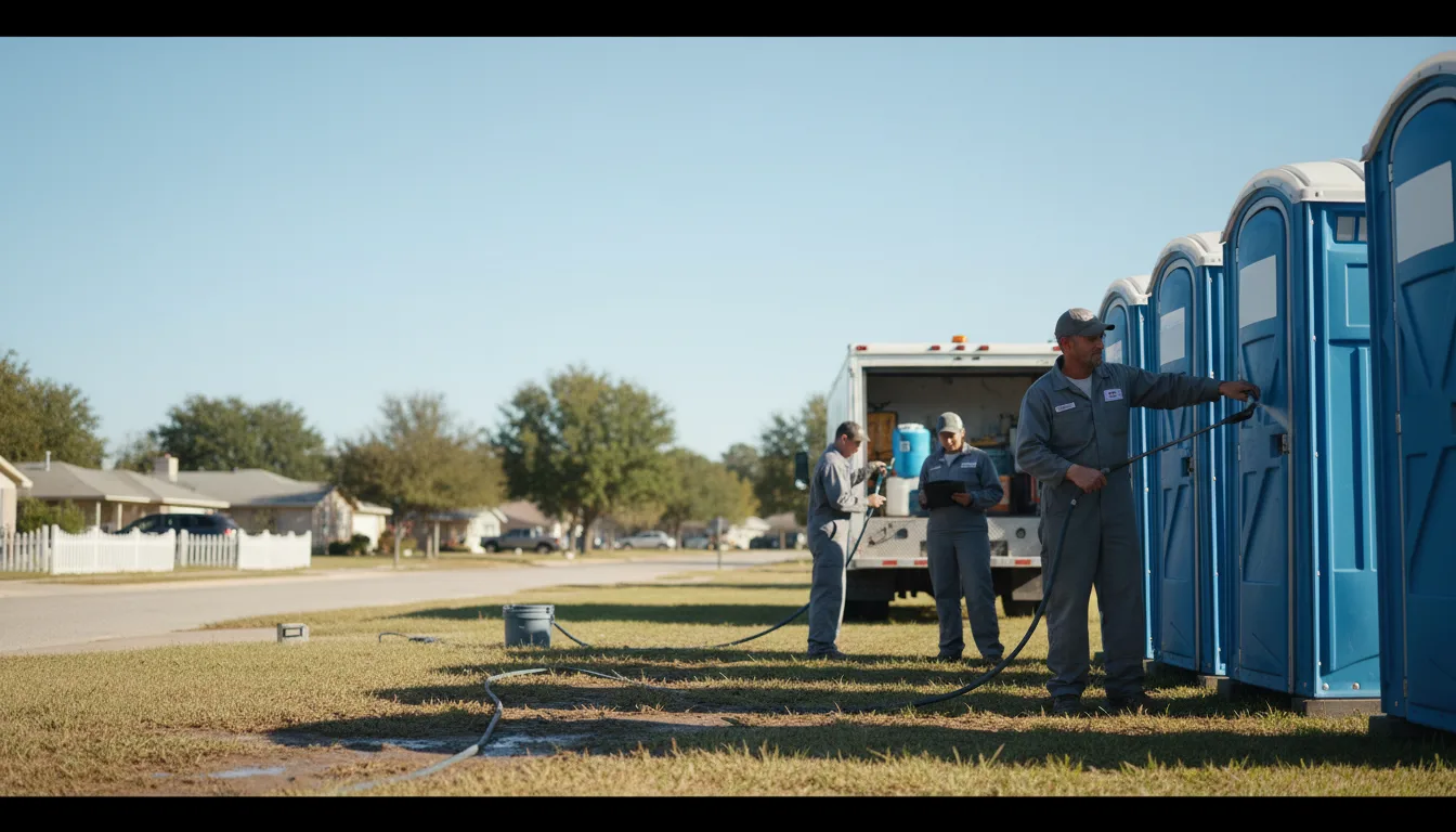 Long-Term Portable Toilet Rental in Evans, LA near me